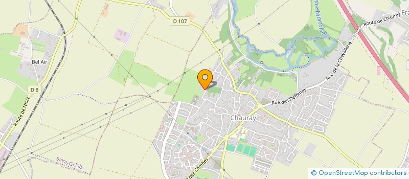 localisation de l'entreprise MANIMMO  CHAURAY