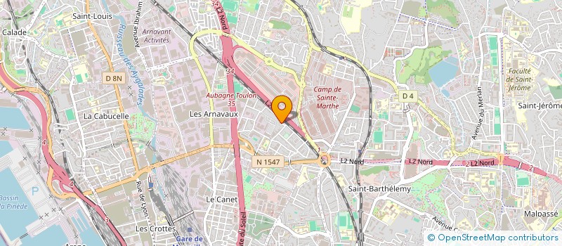 localisation de l'entreprise MANIN à MARSEILLE