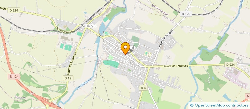 localisation de l'entreprise MANINE à GIMONT