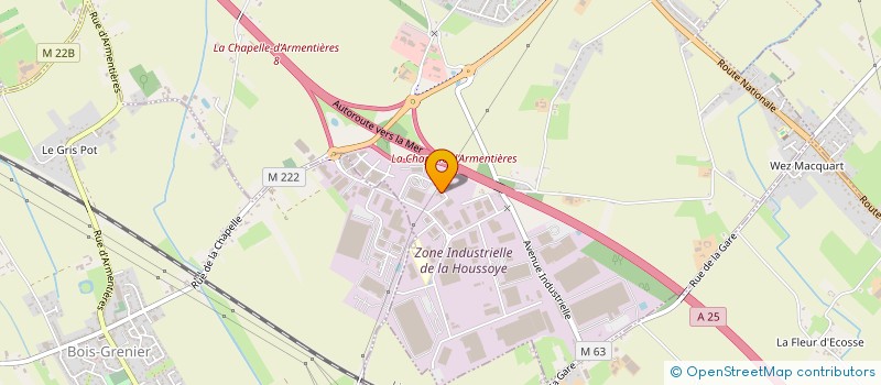 localisation de l'entreprise MANING à LA CHAPELLE-D'ARMENTIERES