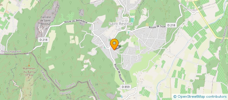 localisation de l'entreprise MANINI  CITE 3  SAINT-RESTITUT