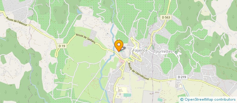 localisation de l'entreprise MANINOC à FAYENCE