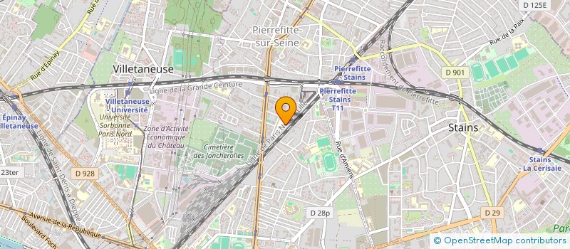 localisation de l'entreprise MANINVEST à PIERREFITTE-SUR-SEINE