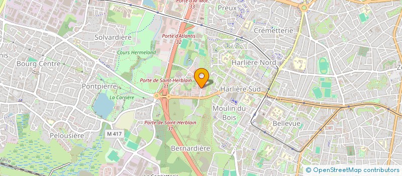 localisation de l'entreprise MANINVEST  SAINT-HERBLAIN