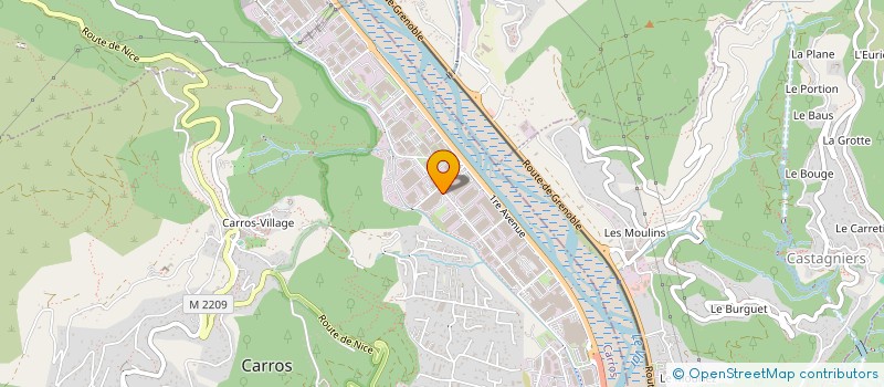 localisation de l'entreprise MANIOFF à CARROS