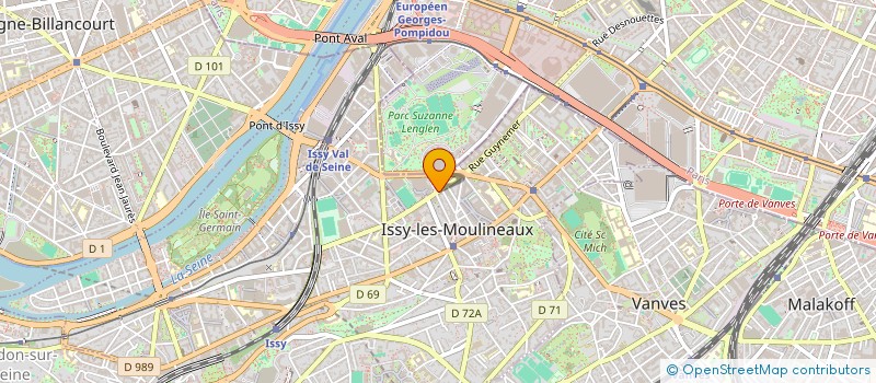 localisation de l'entreprise MANIOLA à ISSY-LES-MOULINEAUX