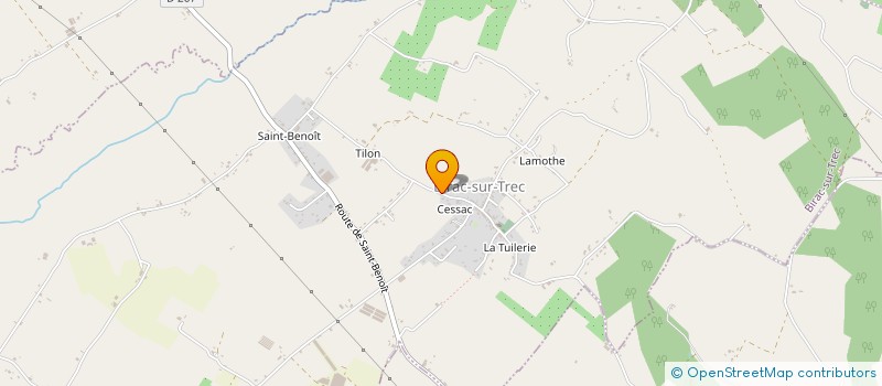 localisation de l'entreprise MANIOU ET TILON  BIRAC-SUR-TREC