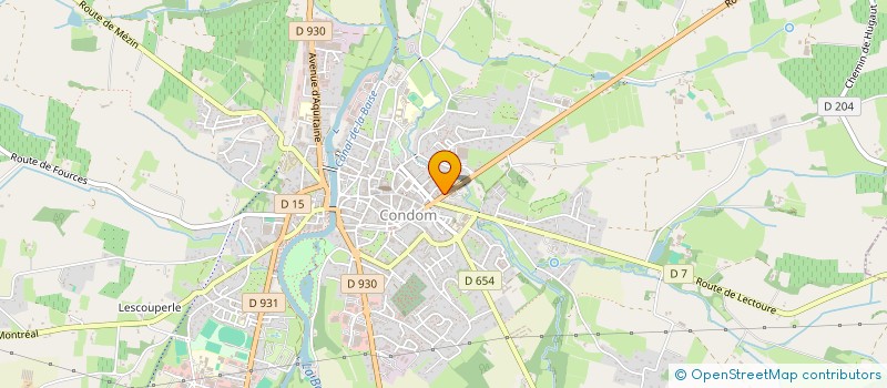 localisation de l'entreprise MANIPH 70  CONDOM