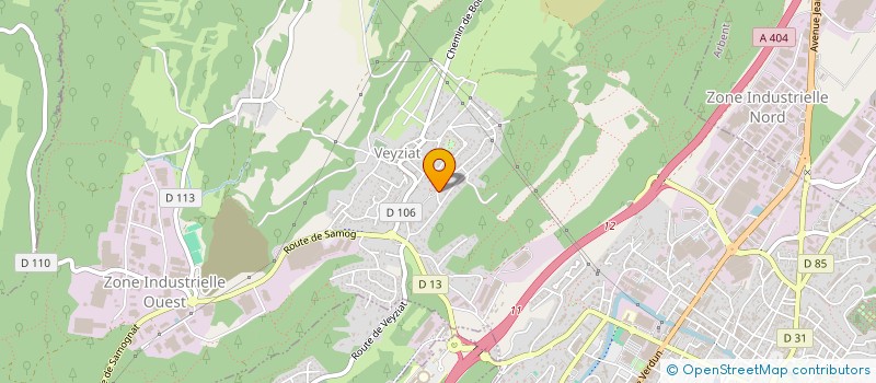 localisation de l'entreprise MANIPHI à OYONNAX