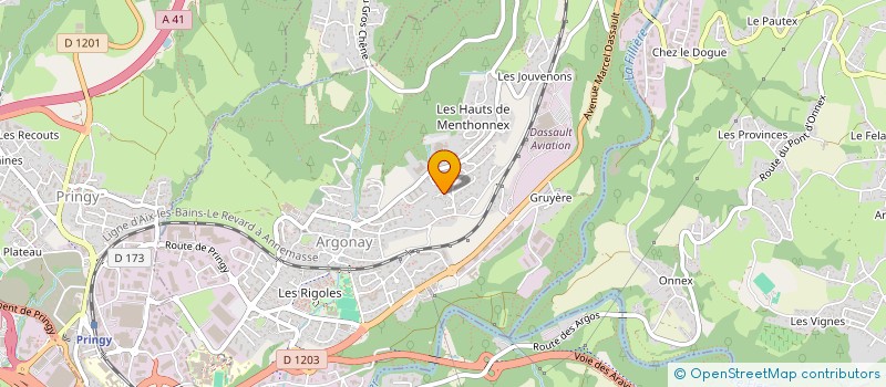 localisation de l'entreprise MANIPURA à ARGONAY