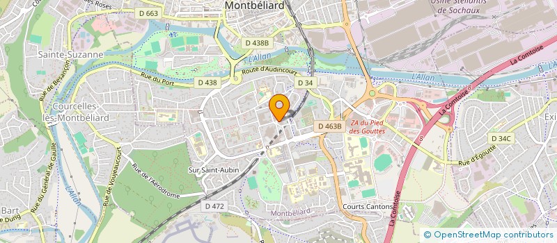 localisation de l'entreprise MANIQUICK FRANCE à MONTBELIARD