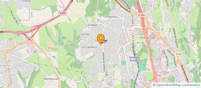 localisation de l'entreprise MANIROJA  DARDILLY