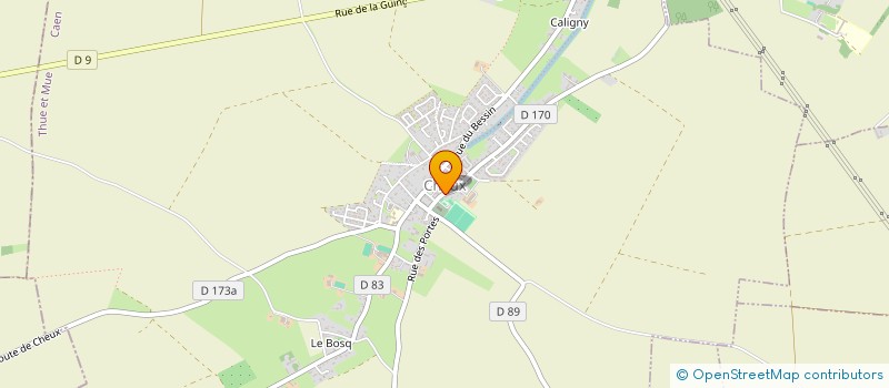 localisation de l'entreprise MANIS.NORMANDIE  THUE ET MUE