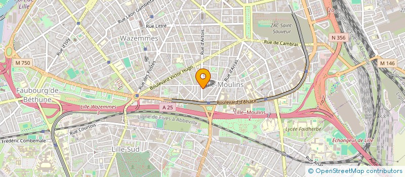 localisation de l'entreprise MANISI à LILLE