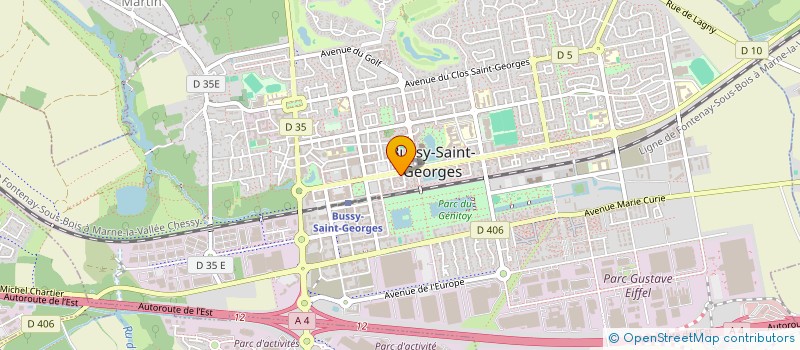 localisation de l'entreprise MANISIER ANGELA  BUSSY-SAINT-GEORGES