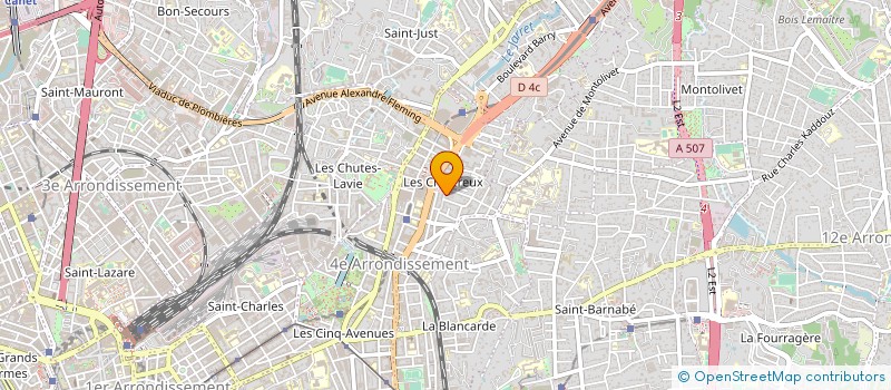 localisation de l'entreprise MANISSA à MARSEILLE 4EME