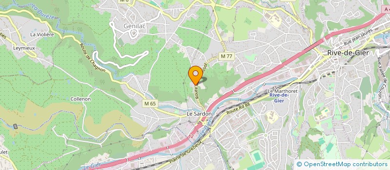 localisation de l'entreprise MANISSOL  GENILAC