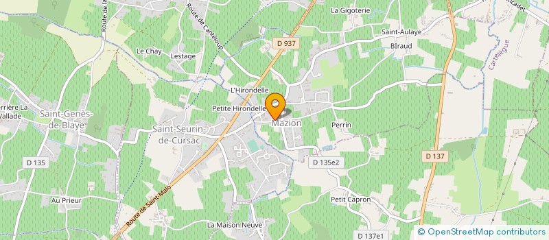 localisation de l'entreprise MANITA PRODUCTION  BERSON