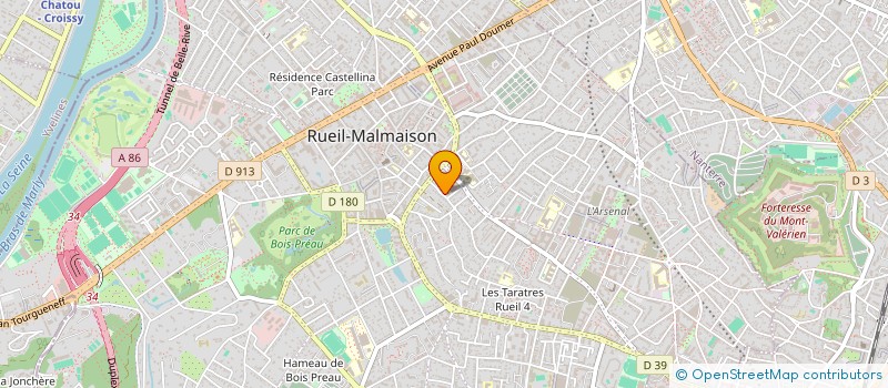localisation de l'entreprise MANITARIA à RUEIL-MALMAISON