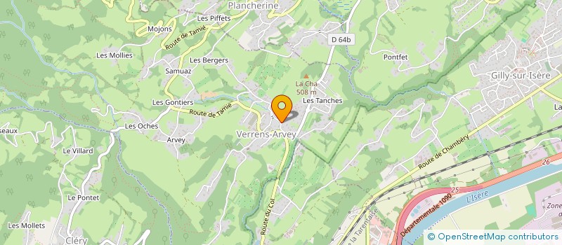 localisation de l'entreprise MANITATO  VERRENS-ARVEY