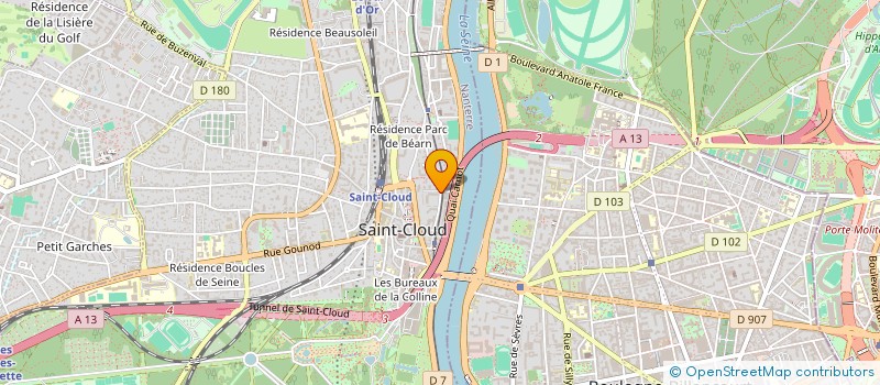 localisation de l'entreprise MANITIS à SAINT-CLOUD