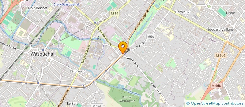 localisation de l'entreprise MANITOBA  CROIX