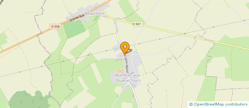 localisation de l'entreprise MANITOBA  MANDRES-AUX-QUATRE-TOURS