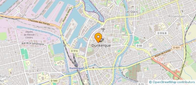 localisation de l'entreprise MANITOU DIFFUSION TEXTILE à DUNKERQUE