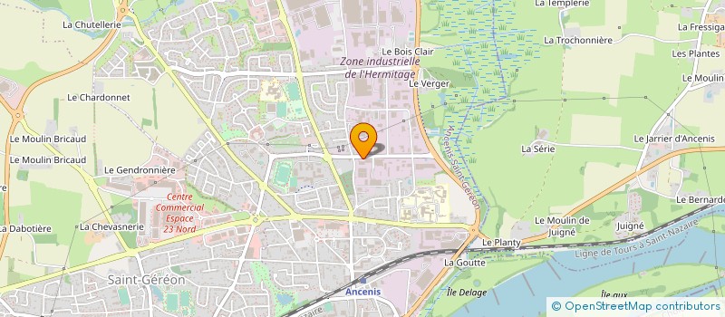 localisation de l'entreprise MANITOU GLOBAL SERVICES  ANCENIS-SAINT-GEREON