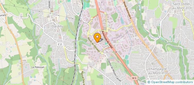 localisation de l'entreprise MANITOWOC CRANE GROUP FRANCE OU         MCG FRANCE  DARDILLY