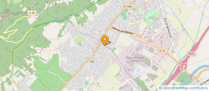 localisation de l'entreprise MANIVAL HOLDING  CROLLES