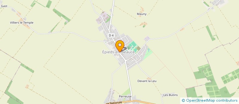 localisation de l'entreprise MANIVELLE à EPIEDS-EN-BEAUCE