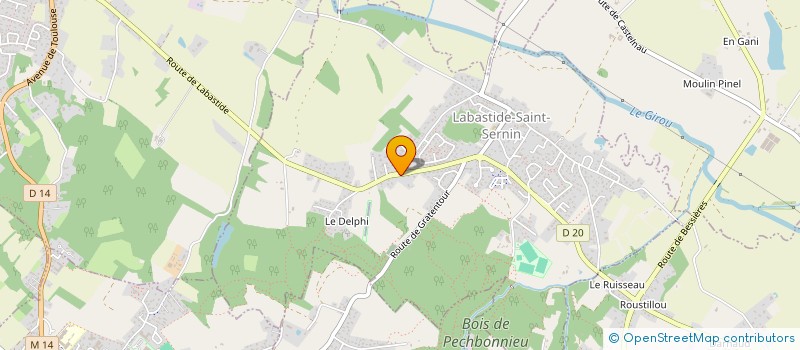 localisation de l'entreprise MANIVER  LABASTIDE-SAINT-SERNIN