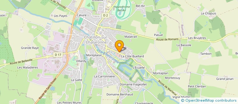 localisation de l'entreprise MANIVEST à CHATILLON-SUR-CHALARONNE