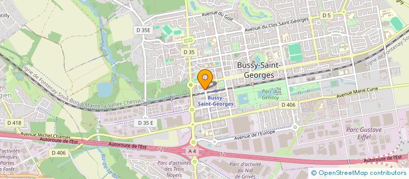 localisation de l'entreprise MANIVONG & CO.  BUSSY-SAINT-GEORGES