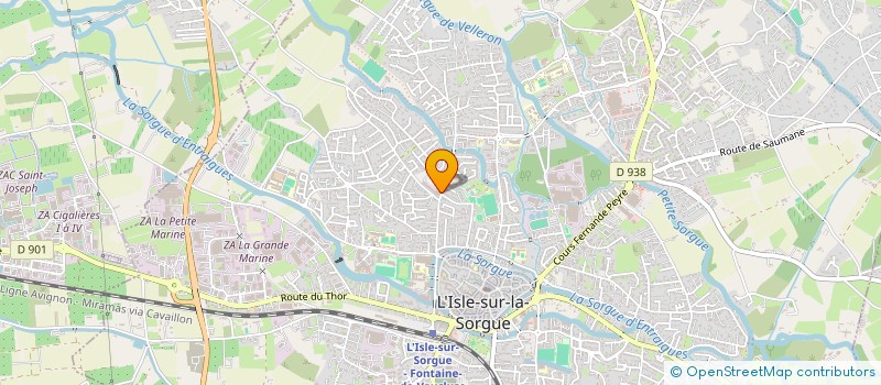 localisation de l'entreprise MANIWA  L'ISLE-SUR-LA-SORGUE