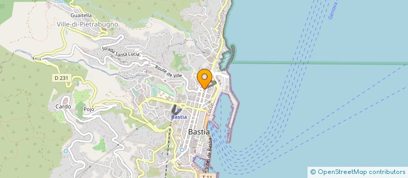 localisation de l'entreprise MANJANE à BASTIA