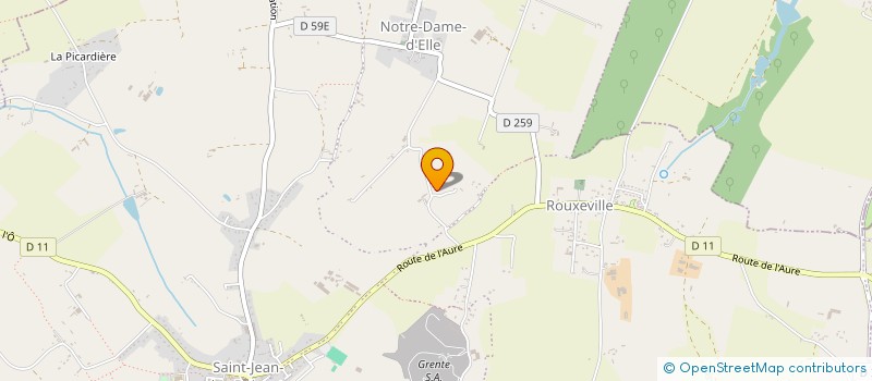 localisation de l'entreprise MANJIC  LA BARRE-DE-SEMILLY