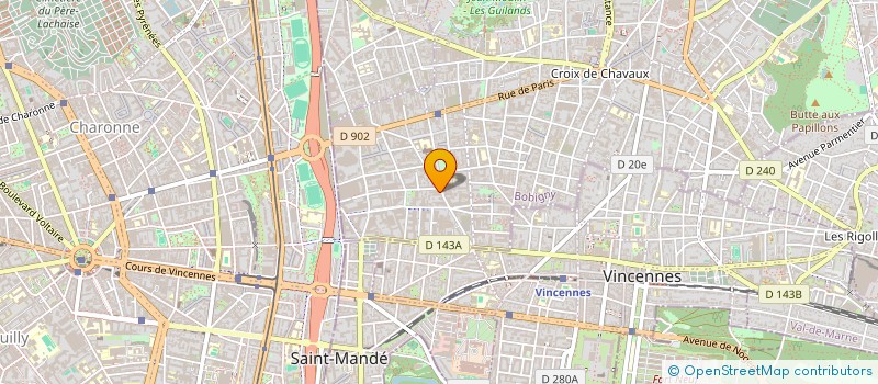 localisation de l'entreprise MANKA SECURITE PRIVEE M.S.P. à MONTREUIL