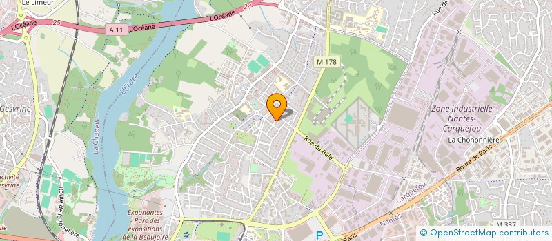 localisation de l'entreprise MANLAN  NANTES