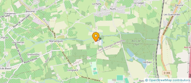 localisation de l'entreprise MANLAYE  SAINT GEORGES DE RENEINS