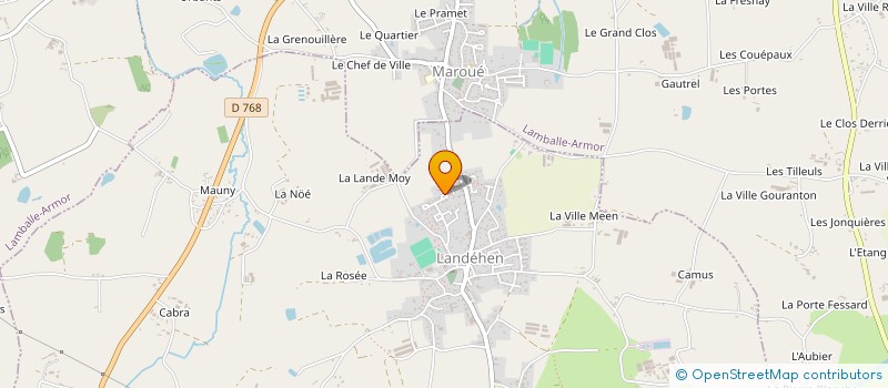 localisation de l'entreprise MANLIS à LANDEHEN