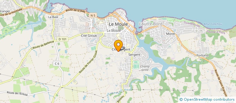 localisation de l'entreprise MANM'ZEL KONPANI à LE MOULE