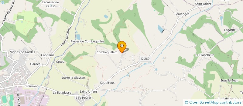 localisation de l'entreprise MANMAN CC  CASTELCULIER