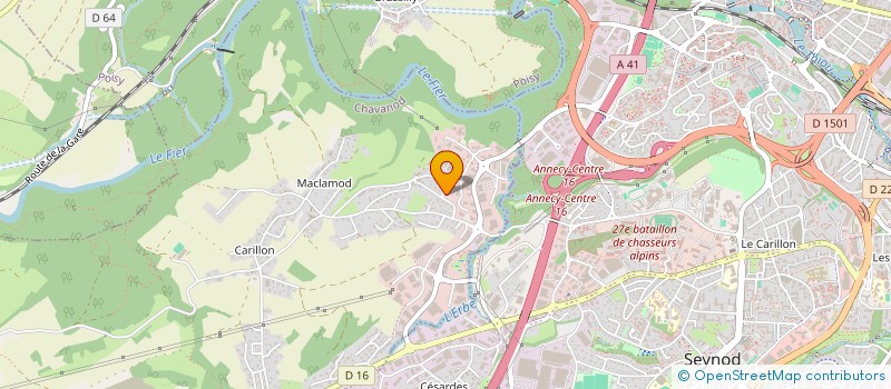 localisation de l'entreprise MANMAYA  CHAVANOD