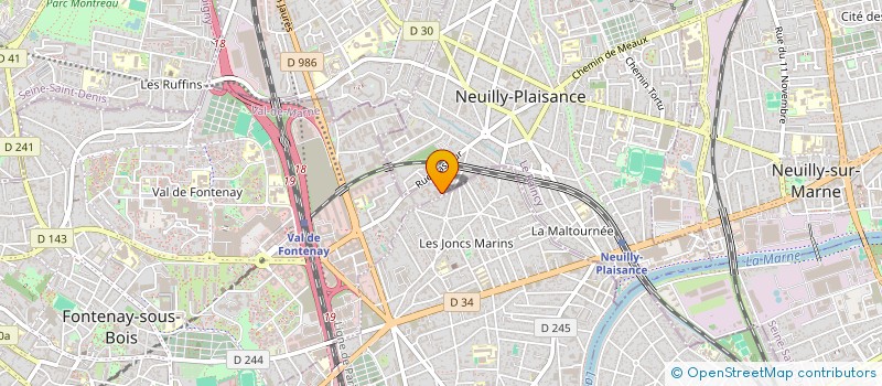 localisation de l'entreprise MANMI CONSULTING à NEUILLY-PLAISANCE