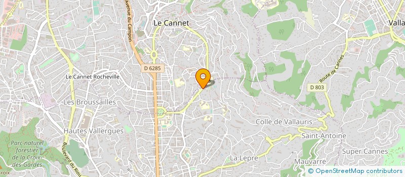 localisation de l'entreprise MANNA à CANNES