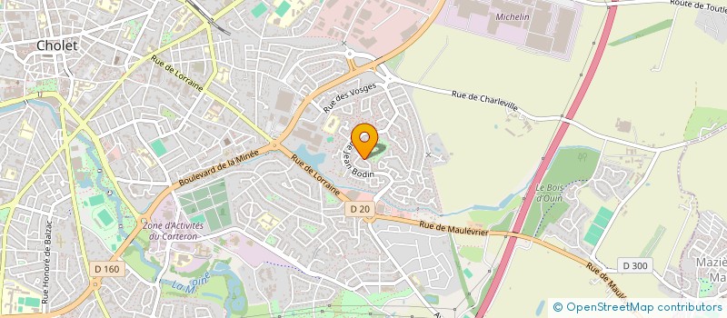 localisation de l'entreprise MANNA à CHOLET