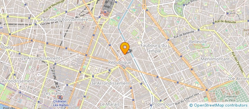 localisation de l'entreprise MANNE à PARIS