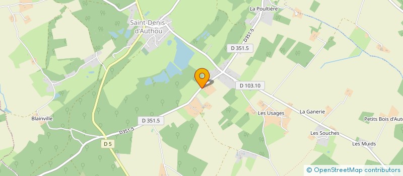 localisation de l'entreprise MANNE INVEST à SAINTIGNY